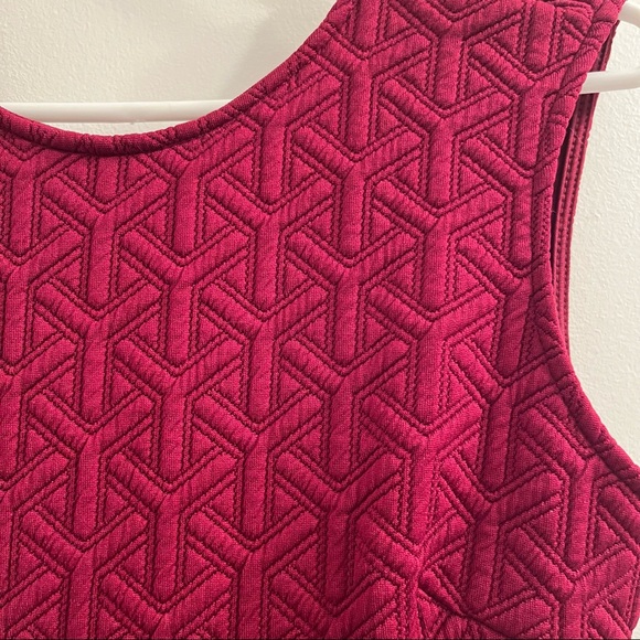 Forever 21 Burgundy Fit and Flare Dress size S - Picture 2 of 5